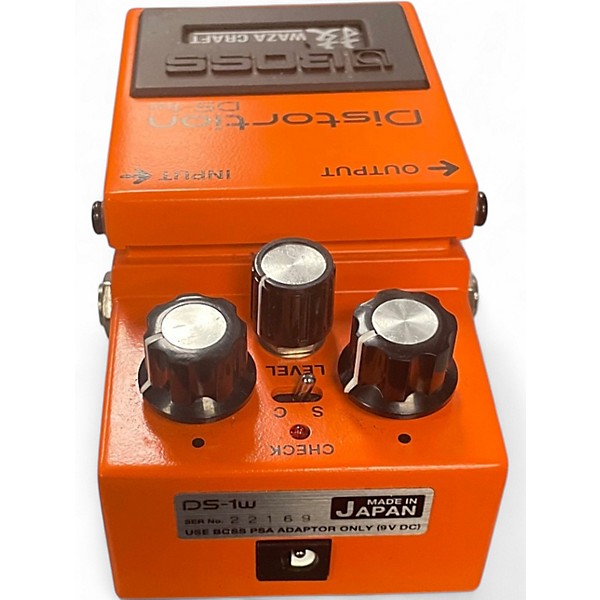 Used BOSS DS-1W Waza Craft Distortion  Effect Pedal