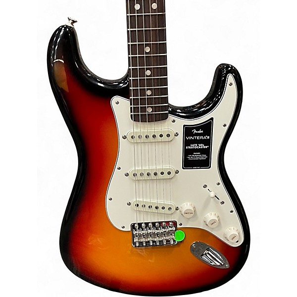 Used Fender Vintera III 60s Stratocaster 2 Tone Sunburst Solid Body Electric Guitar