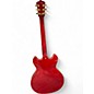 Used Washburn HB35 Cherry Red Hollow Body Electric Guitar