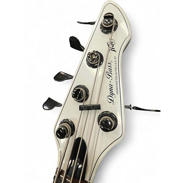 Used Peavey Dyna Bass 5 White Electric Bass Guitar