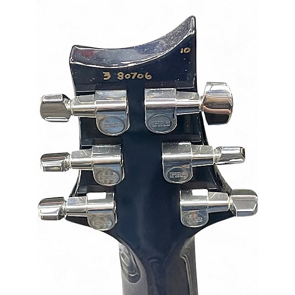 Used PRS Custom 22 10 Top Aqua Blue Solid Body Electric Guitar