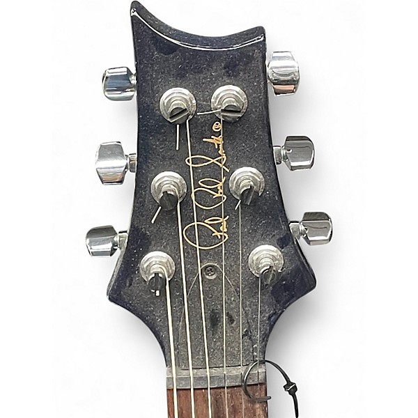 Used PRS Custom 22 10 Top Aqua Blue Solid Body Electric Guitar