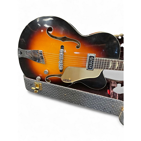 Vintage 1956 Gretsch Guitars 6190 Streamliner 2 Color Sunburst Hollow Body Electric Guitar
