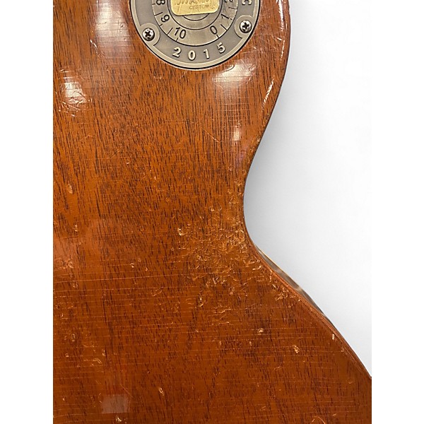 Used Gibson Custom Shop True Historic 1957 Les Paul Standard Gold Top Solid Body Electric Guitar