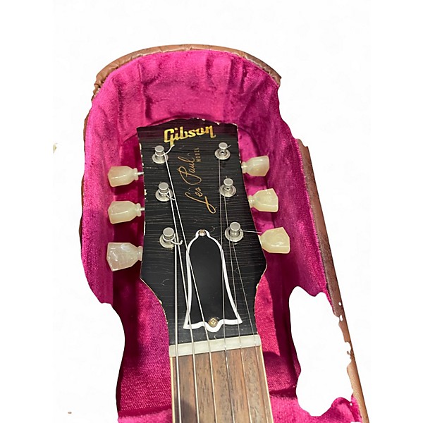 Used Gibson Custom Shop True Historic 1957 Les Paul Standard Gold Top Solid Body Electric Guitar