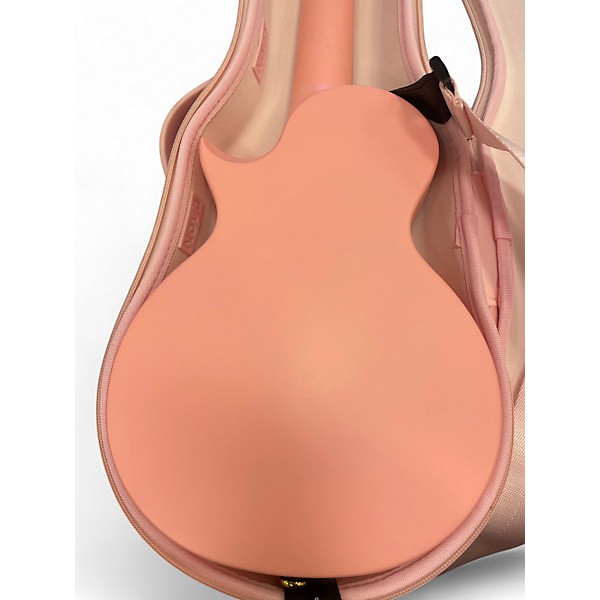 Used Enya carbon fiber nova u concert ukulele Pink Ukulele