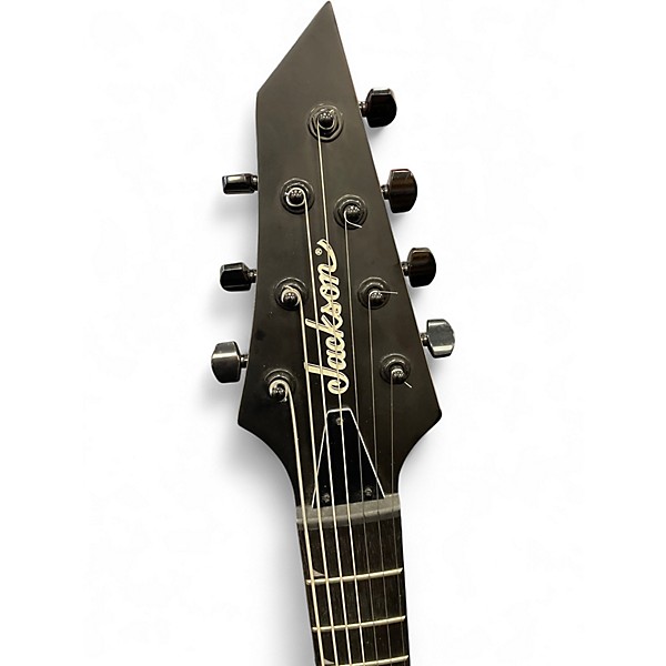 Used Jackson JS22-7 Dinky 7 String BLACK Solid Body Electric Guitar