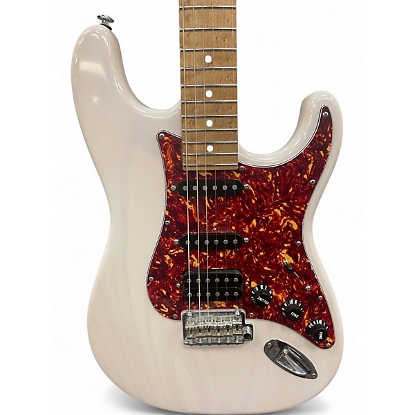 Used Suhr Classic S Paulownia Trans White Solid Body Electric Guitar