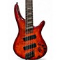 Used 2022 Ibanez SRMS805 TOPAZ BURST Electric Bass Guitar