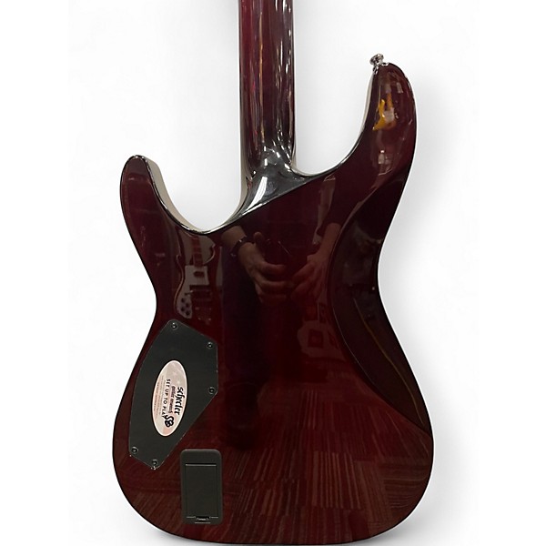 Used 2025 Schecter Guitar Research HELLRAISER CIV Black Cherry Electric Bass Guitar