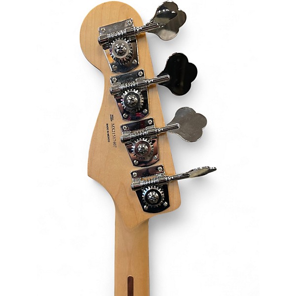 Used Parts J STYLE FRETLESS Sunburst Electric Bass Guitar