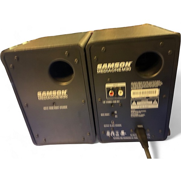 Used Samson media one m30 monitor set Powered Monitor