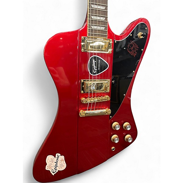 Used Epiphone Firebird Studio RUBY RED Solid Body Electric Guitar