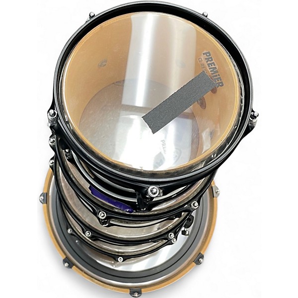 Used Premier 5 Piece 5 Piece  XPK Black Drum Kit