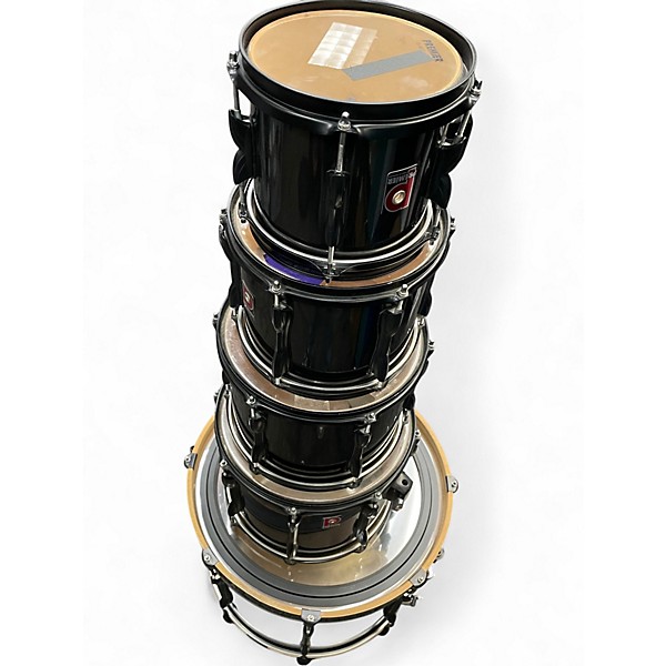 Used Premier 5 Piece 5 Piece  XPK Black Drum Kit