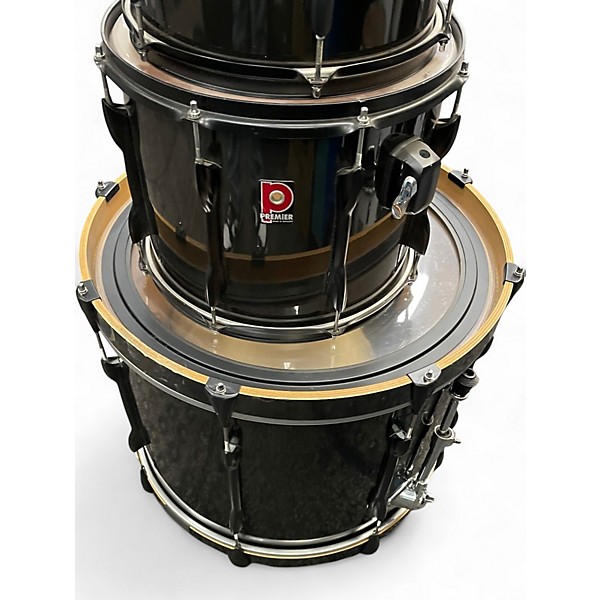 Used Premier 5 Piece 5 Piece  XPK Black Drum Kit