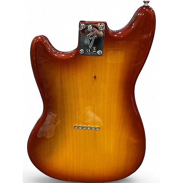 Used 2021 Fender Modern Player Mustang Sienna Sunburst Solid Body Electric Guitar