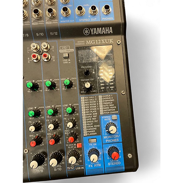 Used Yamaha MG12XUK Unpowered Mixer