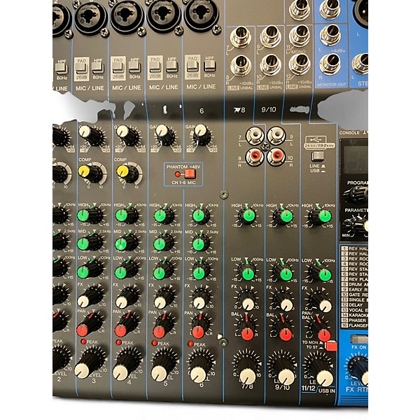 Used Yamaha MG12XUK Unpowered Mixer