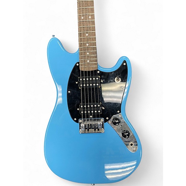 Used Squier Sonic Mustang HH California Blue Solid Body Electric Guitar