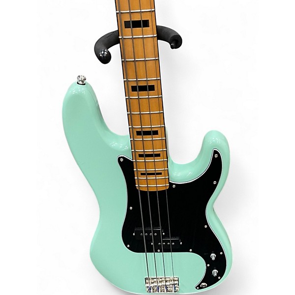 Used Squier Classic Vibe 1970S Precision Bass Mint Green Electric Bass Guitar