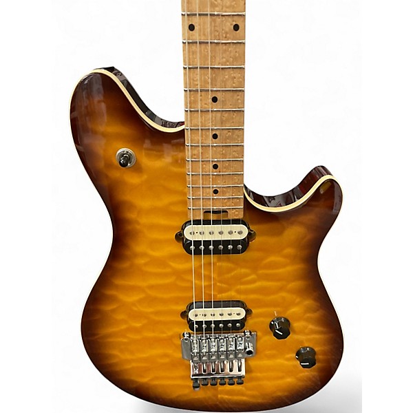 Used EVH Wolfgang Special mij amber quilt Solid Body Electric Guitar