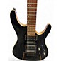 Used Ibanez S570AH Trans Black Solid Body Electric Guitar