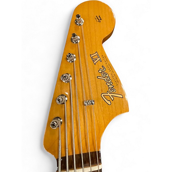 Used Fender VINTERA II 60'S VINTERA BASS 6 STRING Lake Placid Blue Electric Bass Guitar