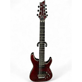 Used Schecter Guitar Research Hellraiser c1-7 Black Cherry Solid Body Electric Guitar