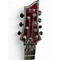 Used Schecter Guitar Research Hellraiser c1-7 Black Cherry Solid Body Electric Guitar