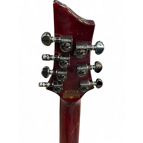 Used Schecter Guitar Research Hellraiser c1-7 Black Cherry Solid Body Electric Guitar