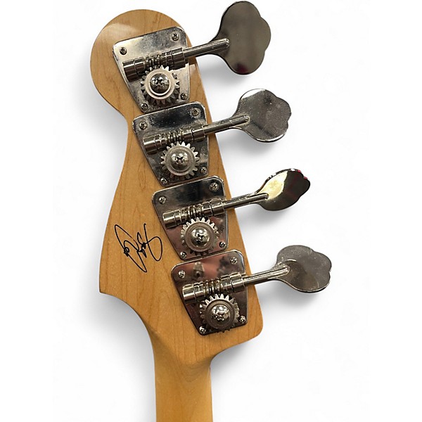 Used Fender Geddy Lee Signature Jazz Bass Black Electric Bass Guitar