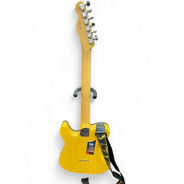 Used 2017 Fender elite telecaster Natural Solid Body Electric Guitar