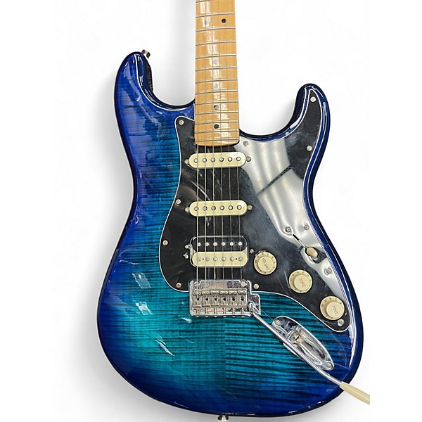 Used Fender Player II Stratocaster Blue Burst Solid Body Electric Guitar