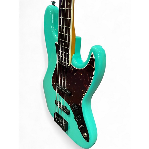Used Fender vintage ii 1966 jazz bass Seafoam Green Electric Bass Guitar