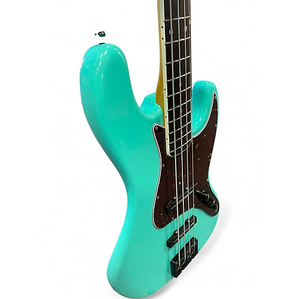 Used Fender vintage ii 1966 jazz bass Seafoam Green Electric Bass Guitar