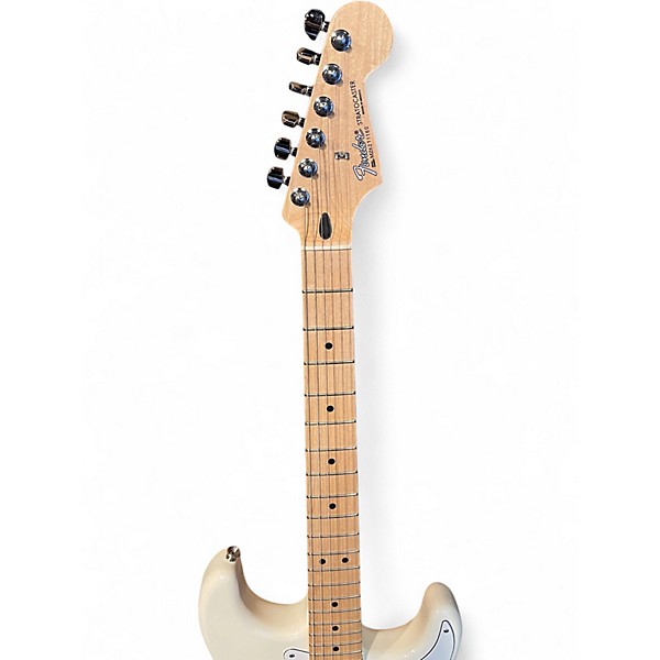 Used Fender Standard Stratocaster Arctic White Solid Body Electric Guitar
