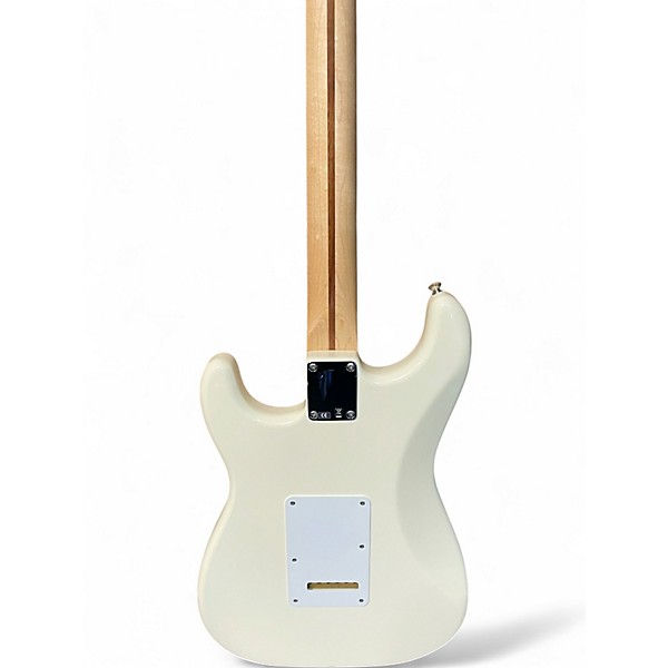Used Fender Standard Stratocaster Arctic White Solid Body Electric Guitar
