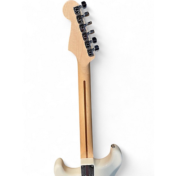 Used Fender Standard Stratocaster Arctic White Solid Body Electric Guitar