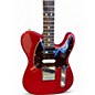 Used Fender Deluxe Nashville Telecaster Candy Apple Red Solid Body Electric Guitar
