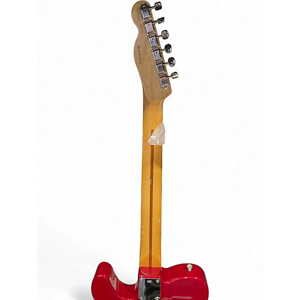 Used Fender Deluxe Nashville Telecaster Candy Apple Red Solid Body Electric Guitar