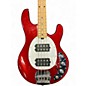 Used Sterling by Music Man Sub Series Ray4 HH Candy Apple Red Electric Bass Guitar
