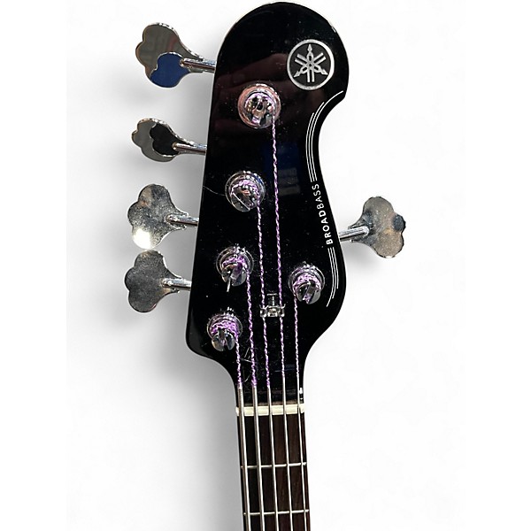 Used Yamaha broadbass BB435 Green Electric Bass Guitar