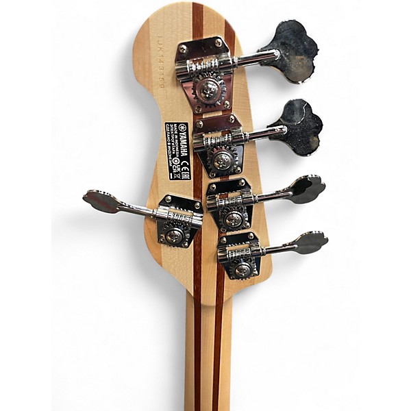 Used Yamaha broadbass BB435 Green Electric Bass Guitar