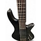 Used Schecter Guitar Research Stiletto Studio 5 String Trans Black Electric Bass Guitar