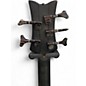 Used Schecter Guitar Research Stiletto Studio 5 String Trans Black Electric Bass Guitar