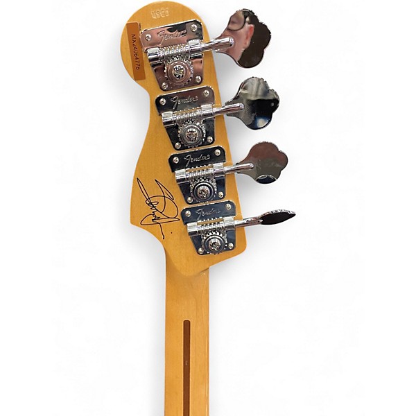 Used Fender Steve Harris Signature Precision Bass Antique White Electric Bass Guitar