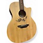 Used Luna WA BAMBOO GAE Natural Acoustic Electric Guitar