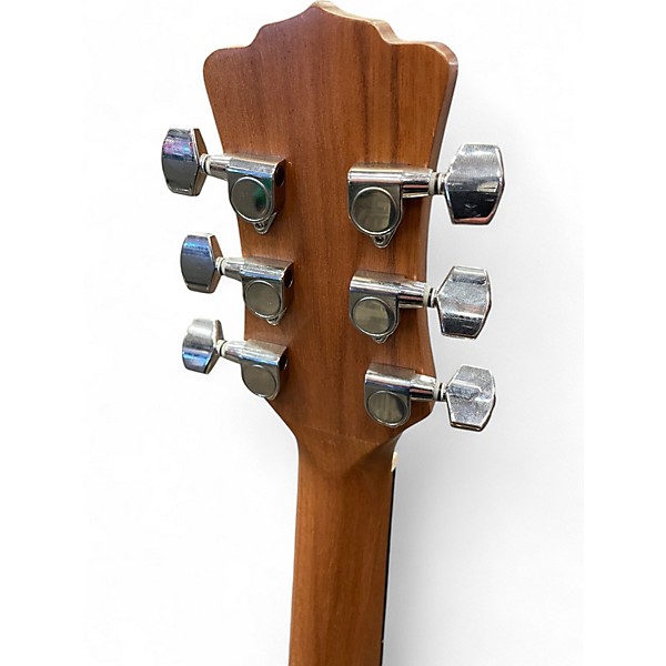 Used Luna WA BAMBOO GAE Natural Acoustic Electric Guitar