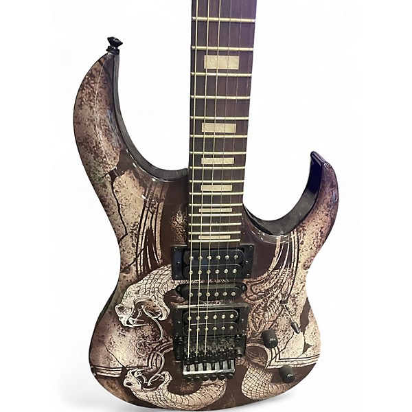 Used Dean mab iv Gauntlet Snakes Graphic  Solid Body Electric Guitar